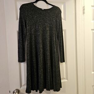 EUC Old Navy gray and black speckled dress, Size XS